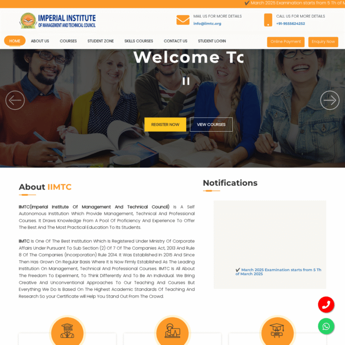 IMPERIAL INSTITUTE OF MANAGEMENT AND TECHNICAL COUNCIL (IIMTC)