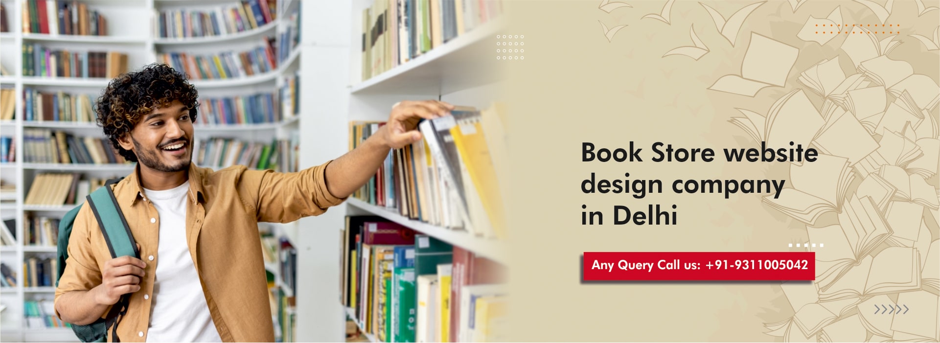 Book Store website design company in Delhi